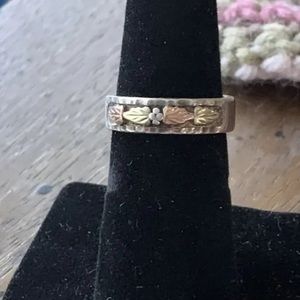 Sterling and Gold Ring.